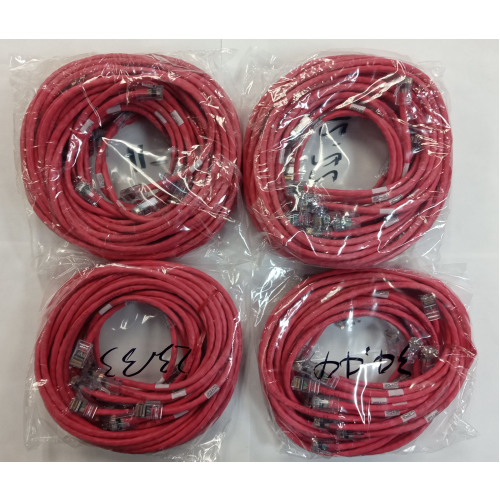 Red Multi pack 40 Cat6 UTP Patch 3-7 ft