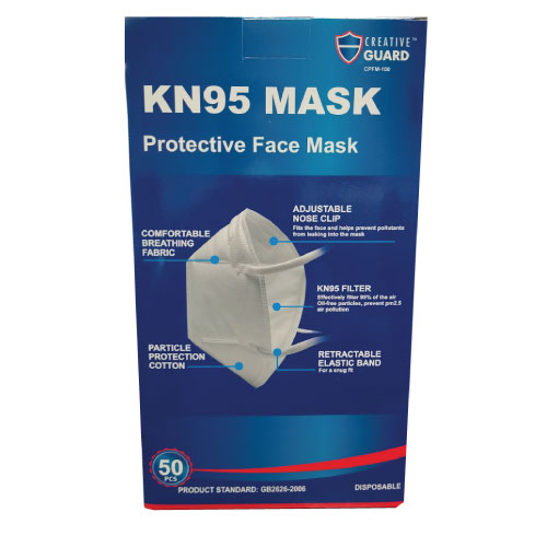 5 Ply Medical KN95 Face Mask 50 Pack