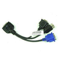 C-Class 2 USB VGA KVM Dongle Cable Adapt