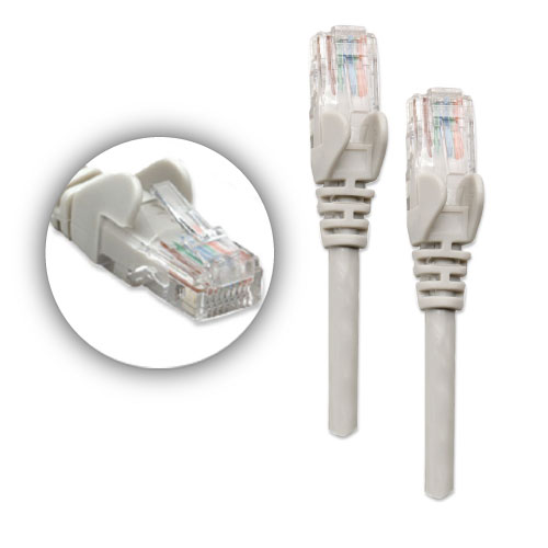 Bass Computers, Inc. - 021895-5 - 25ft Gray 5 pack Cat6 UTP